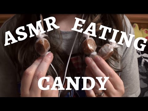 #ASMR Eating Caramel Candies