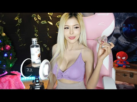 ASMR THAI🇹🇭 Jelly pad therapeutic Ear Massage, sending you to bed 💋