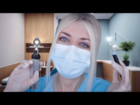 ASMR Ear Exam & Deep Ear Cleaning with Endoscope - Otoscope, Picking, Fizzy Drops, Brushing, Gloves
