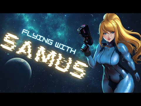 ✩ Flying with Samus ✩ Metroid ASMR Roleplay (Soft Spoken, Sci-Fi Sound Effects, Engine White Noise)