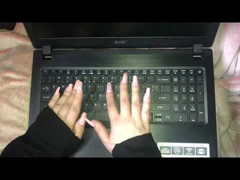 ASMR - Laptop Keyboard Typing (FAST & AGGRESSIVE)