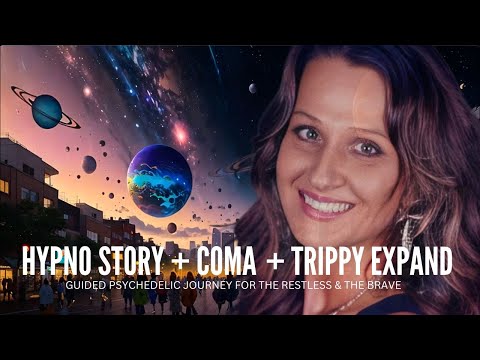 1 Hour Trance Sleep 🌀 Hypnotic Story + Deep Ocean Bliss Relaxation + Psychedelic Audio-Visuals