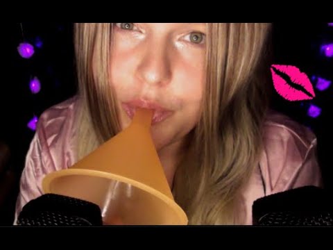ASMR | INTENSE Fast Echo Mouth Sounds, Tubes, Funnel (No Talking)