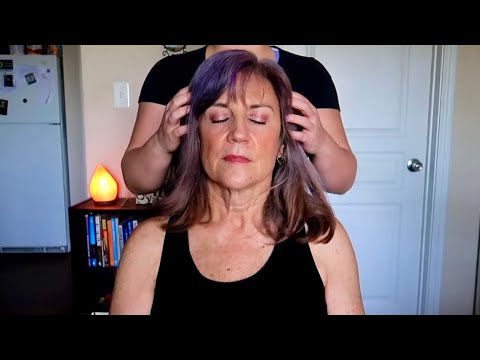 ASMR | Scalp, Neck & Shoulder Massage On My Mom