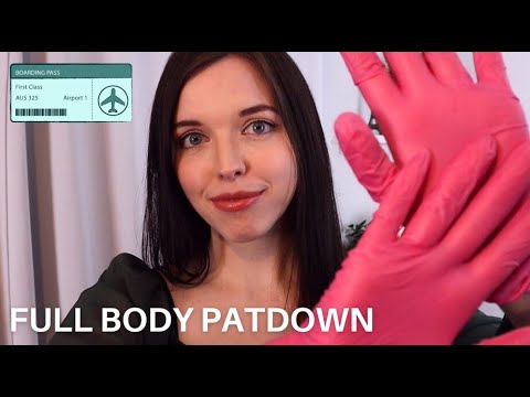 (ASMR) ✈ TSA Security Full Body Pat Down | Personal Attention Roleplay ✈