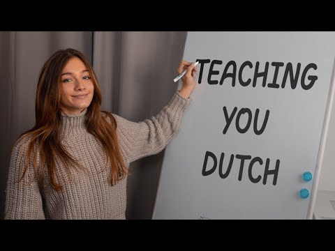 ASMR - TEACHING YOU DUTCH!