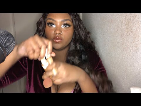 (Asmr) doing your makeup in 1 minute