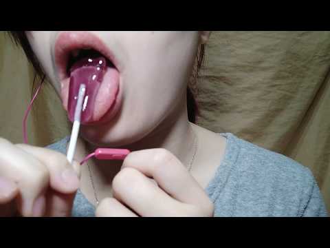 ASMR Grape flavor lollipop