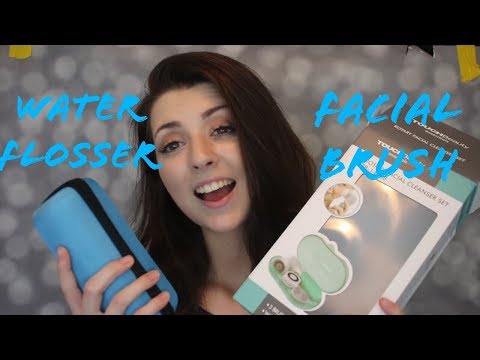 [ASMR] Facial Cleaning Brush && Water Flosser Triggers