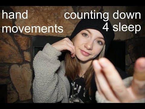 💖asmr counting down from 100! hand movements! soft spoken to whispers!💖