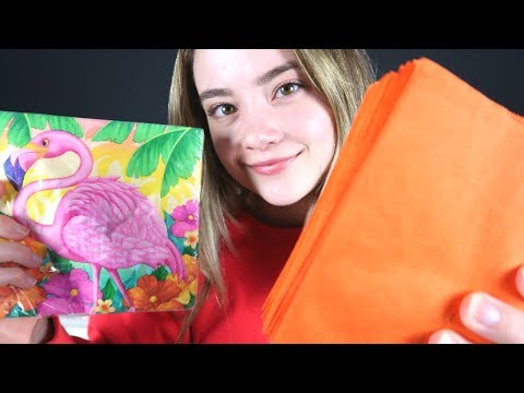 ASMR CRINKLES For Your TINGLES!! Goodwill Haul, Relaxing Whispering & Sounds For Sleep