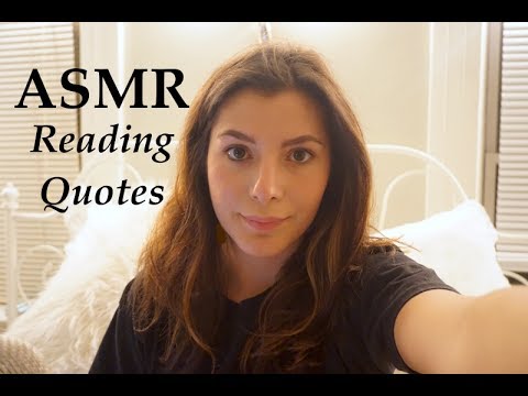 ASMR Reading Quotes | Lily Whispers ASMR