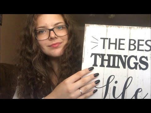 ASMR Tracing (Quotes on Wooden Boards) ☝️