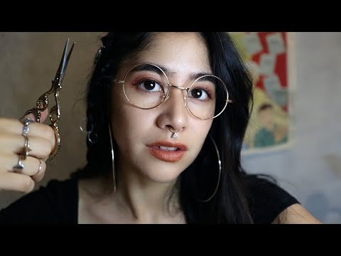 [ASMR] Relaxing Hipster Hair Cut +  NYC Night Out ~ 🌃