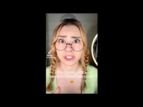 ASMR Doing Your MAKEUP but YOU’RE LATE #Shorts Personal attention, Layered sounds tiktok Asmr