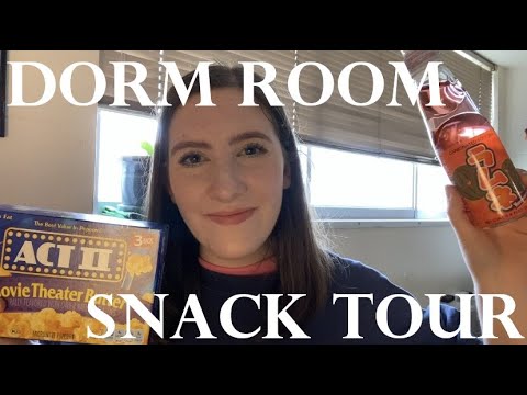 {ASMR} Dorm Room Snack Tour