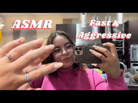 Fast & Aggressive Tapping & Scratching Around the House and The Camera Lofi ASMR No Talking