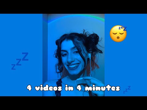four asmr videos in four minutes 💤 (mouth sounds, “it’s okay”, etc)