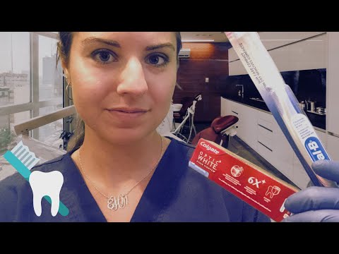 Open Wide 🦷👅 - Dental Hygienist Checks your Teeth [ASMR]