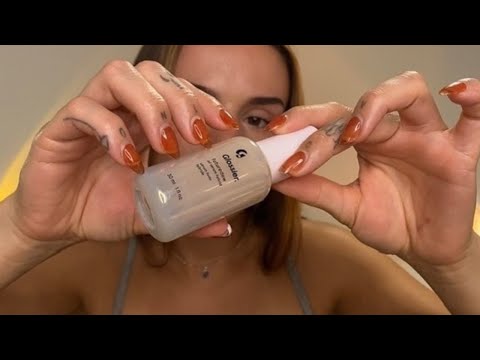 ASMR sleepy skincare ✨ (layered sounds & personal attention)