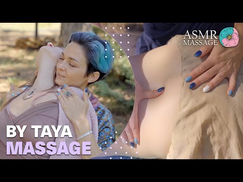 ASMR Whispering Massage by Taya in Nature