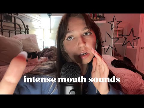 ASMR | intense mouth sounds 🤍👄