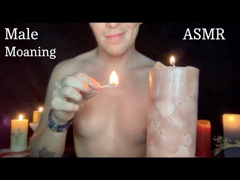 ASMR Male Moaning - Romantic Ambience With Moans & Kisses