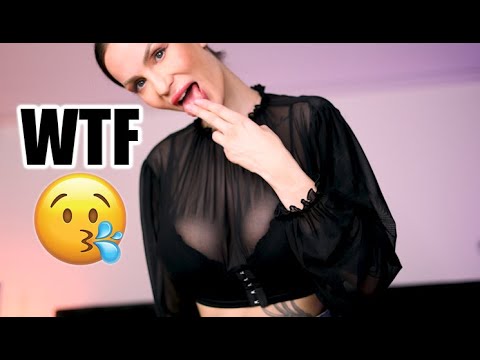 WTF??? Spit painting on you 💦  trending ASMR