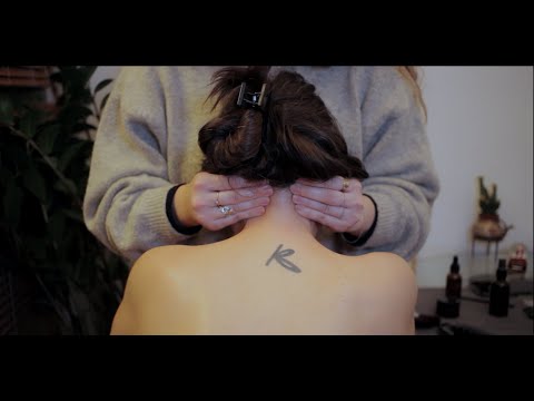 ASMR Massage for Back & Shoulder Pain📍 ⚬ Real Person ⚬ Soft Spoken ⚬ Head Scratching ⚬