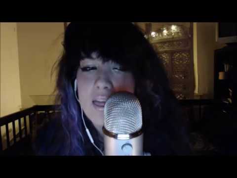 ASMR Inaudible Whispers, Hand Movements, Eating Gummy Bears~~Real Mic Test