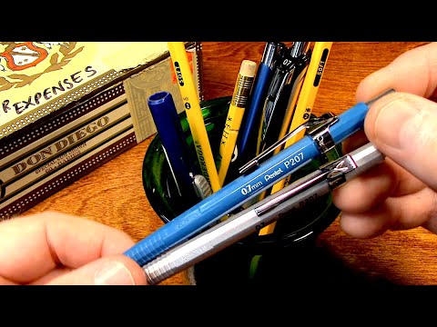 Pencils Pens and Chocolate Coins - Relaxing ASMR