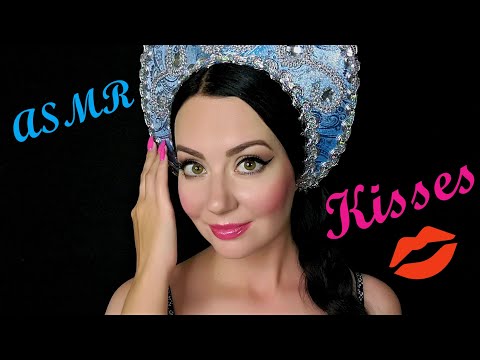ASMR Kisses Up Close 💋Russian Princess Falls in Love with You 💕