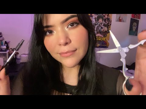 ASMR Doing Your Eyebrows RP (Personal Attention + Spoolie Nibbling)