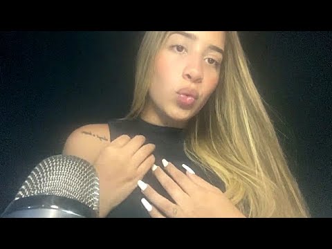 ASMR BLUE YETI- CON PRENDAS Y ACCESORIOS QUE TRAIG0 PUEST0 - AMNYASMR