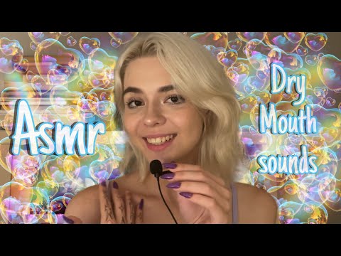 ASMR DRY MOUTH SOUNDS ( clicky mouth sounds )