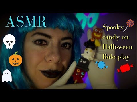 ASMR Spooky candy on Halloween