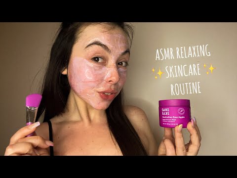 ASMR RELAXING SKINCARE ROUTINE | MY CURRENT FAVE PRODUCTS | SAND & SKY, FOREO, SKIN PROUD + MORE!