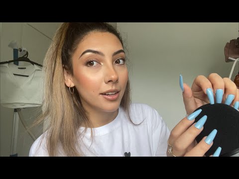 ASMR fast and aggressive mic scratching with the mic cover ~actually aggressive~ | Minimal Whispers