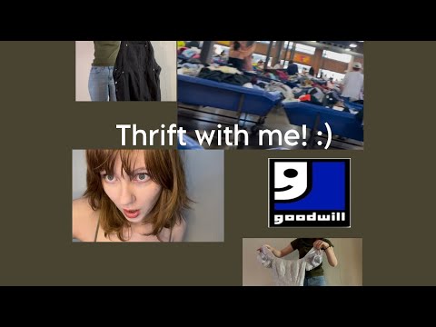 ASMR THRIFT WITH ME | whispered | goodwill bins haul