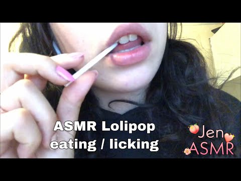 ASMR Lolipop Eating Licking ( NO TALKING) | ASMR Jen ✨
