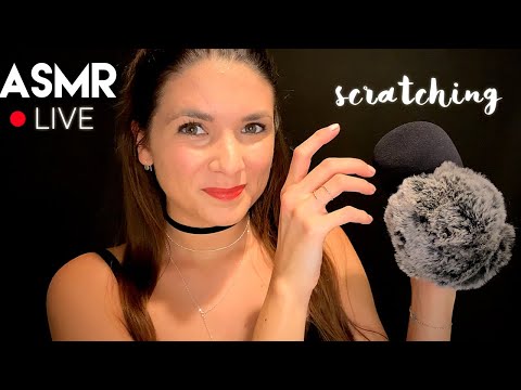 ASMR ❥ LIVE Mic Scratching ～ 1 Hour ～