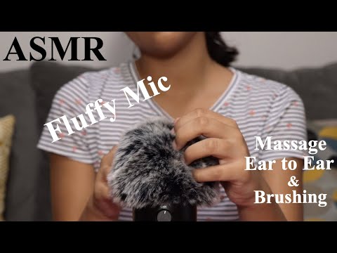 ASMR Fluffy Mic Intense Ear to Ear Massage & Brushing
