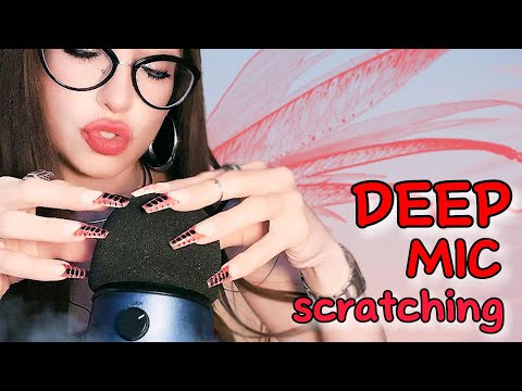 ASMR | Simply unbelievably intense mic scratching with long nails. Triggers for your deep relaxation