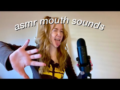 ASMR- Tingly Mouth Sounds + Hand Movements