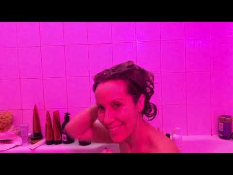 ASMR bath shampoo bar soap wash humming water l'eau bain relaxing francais Canada
