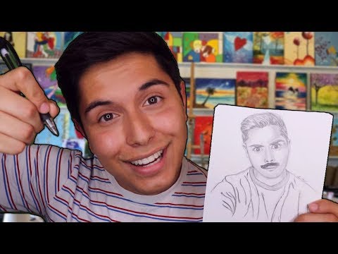 ASMR | Drawing You to Sleep! (Up Close Whispers)