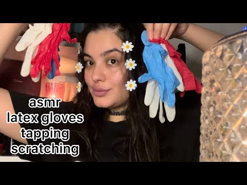 asmr latex gloves