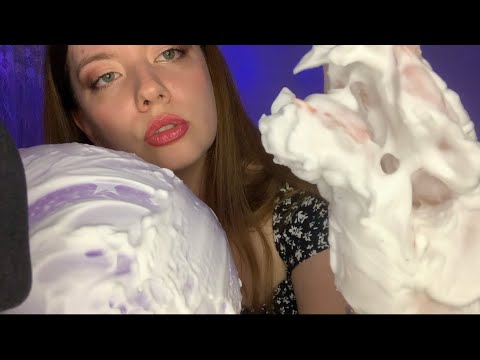 ASMR | 💙Balloon Playing with Lots Of Foaaam 😶‍🌫️🌫️🎈🤍