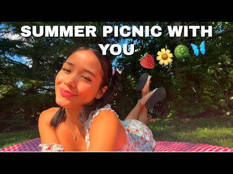 ASMR | SUMMER PICNIC WITH YOU ( LITTLE DATE ❤️) En Français