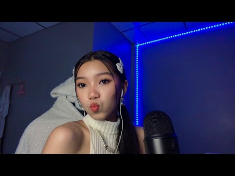 ASMR|Close Up Mouth Sounds and Tingly Triggers ~asmr elle~